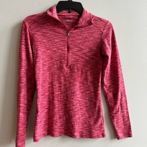 Columbia Women's Pink Quarter-Zip Top size Small